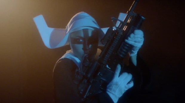 A still from Officer Downe trailer