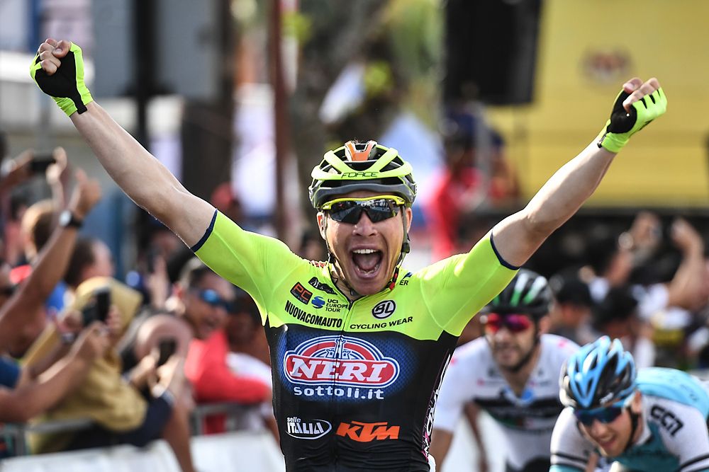 Simone Bevilacqua (Neri Sottoli) wins stage 7 at Tour de Langkawi