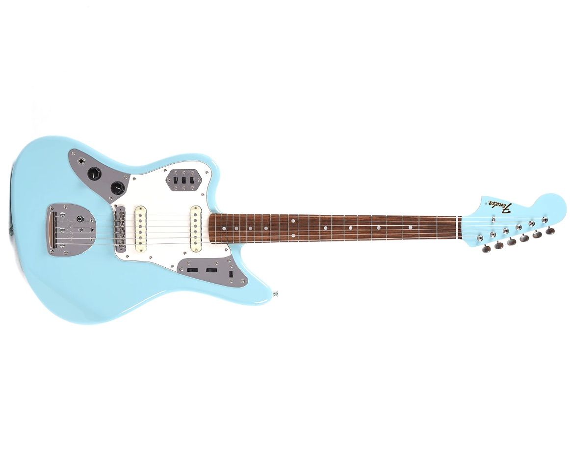 MIJ Traditional 60s Lefty Jaguar Daphne Blue
