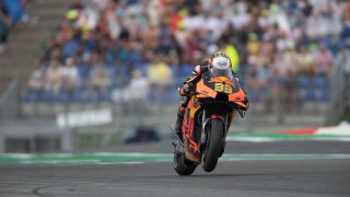 Brad Binder racing on a MotoGP live stream 2021