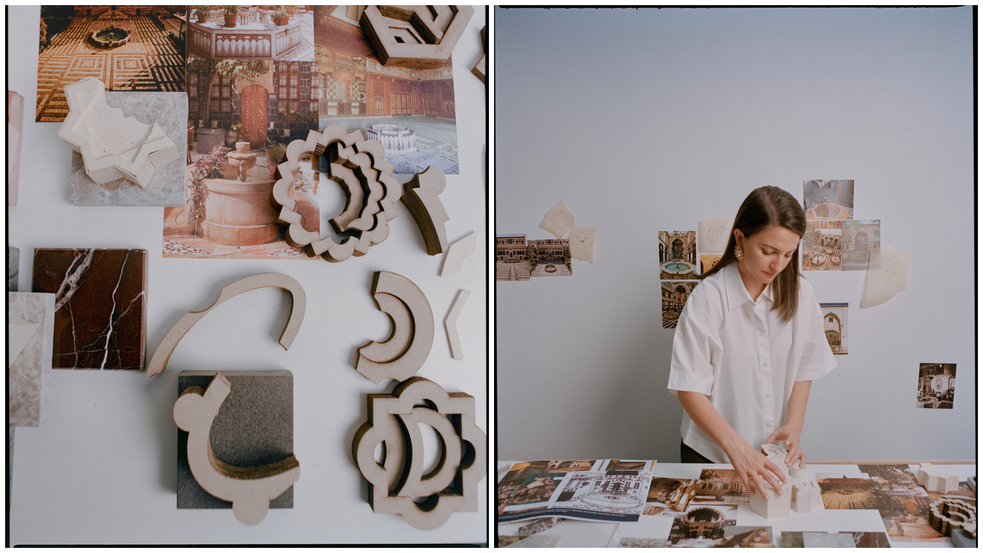 Talin Hazbar in her studio in Sharjah