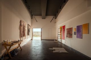 gallery inside Hampi Art Labs