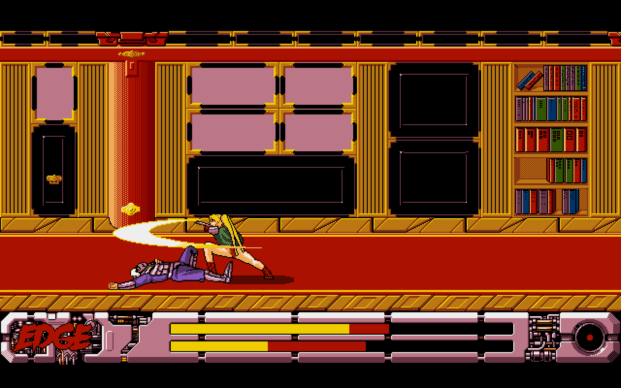 Sidescrolling action game Edge for PC-98