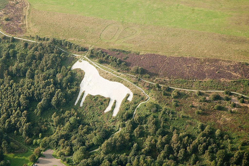 The Kilburn White Horse, Yorkshire