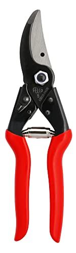 Felco Pruning Shears (f 5) - High Performance Swiss Made One-Hand Garden Pruners