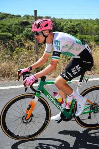 Irish champion Darren Rafferty on a custom Cannondale Supersix Evo at the Vuelta Espana 2024