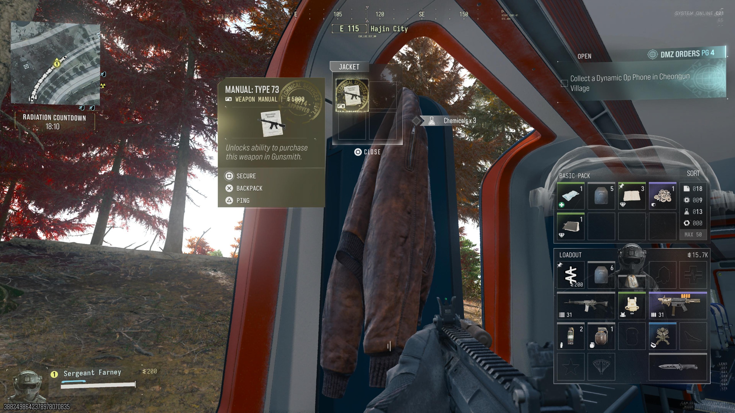 A player finds a Weapon Manual in MW4 DMZ