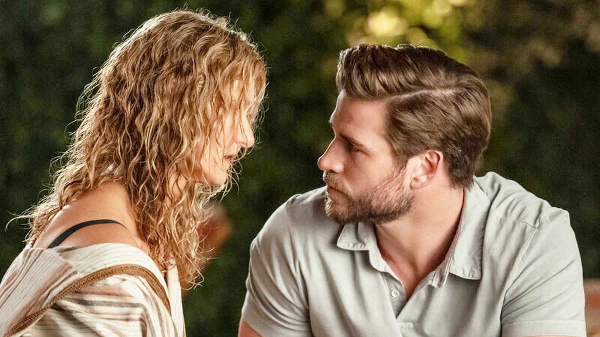 Laura Dern and Liam Hemsworth in &quot;Lonely Planet&quot; now streaming on Netfix