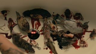 Bathtub full of dead animals in The Fall of the House of Usher