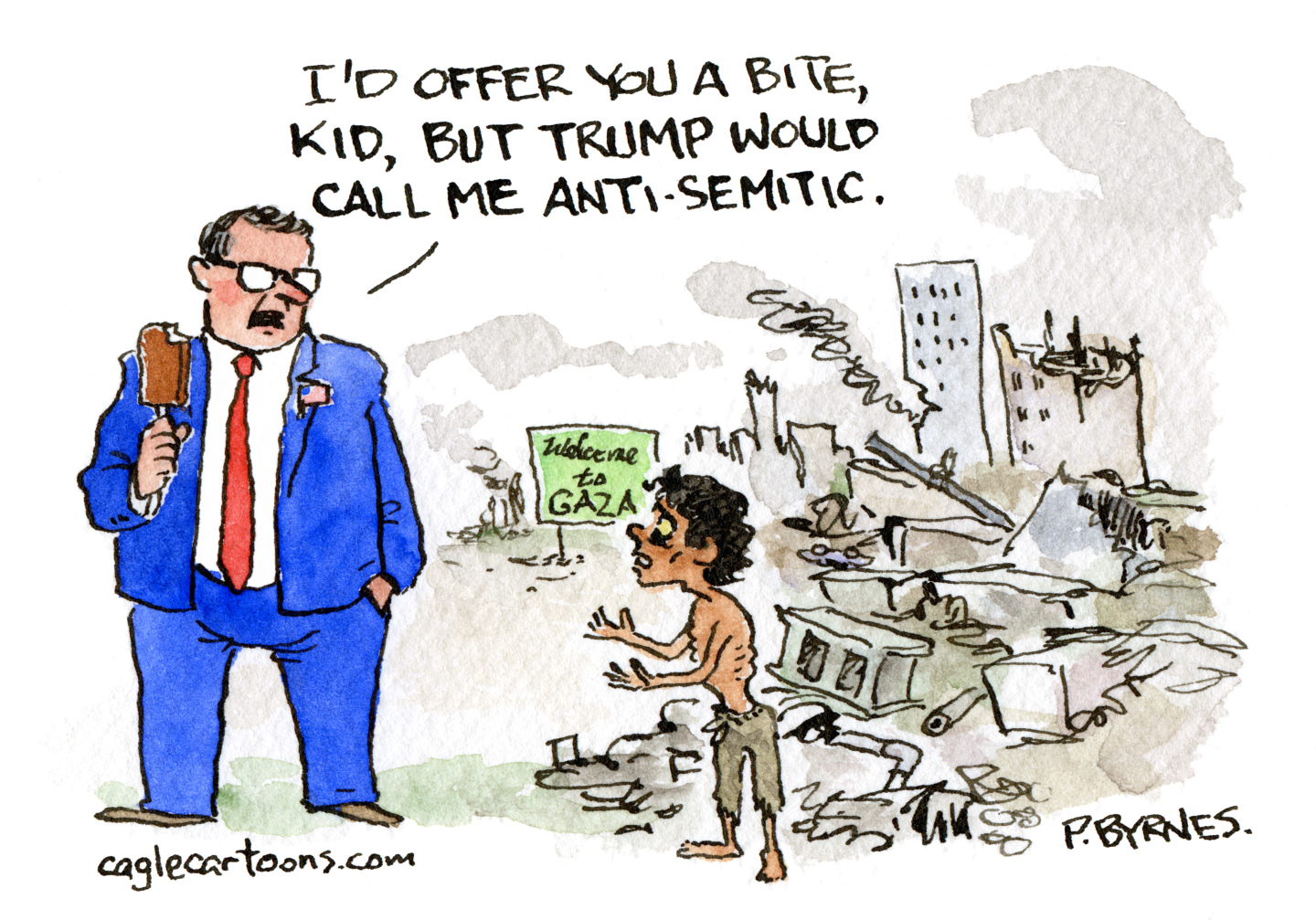 Political cartoon