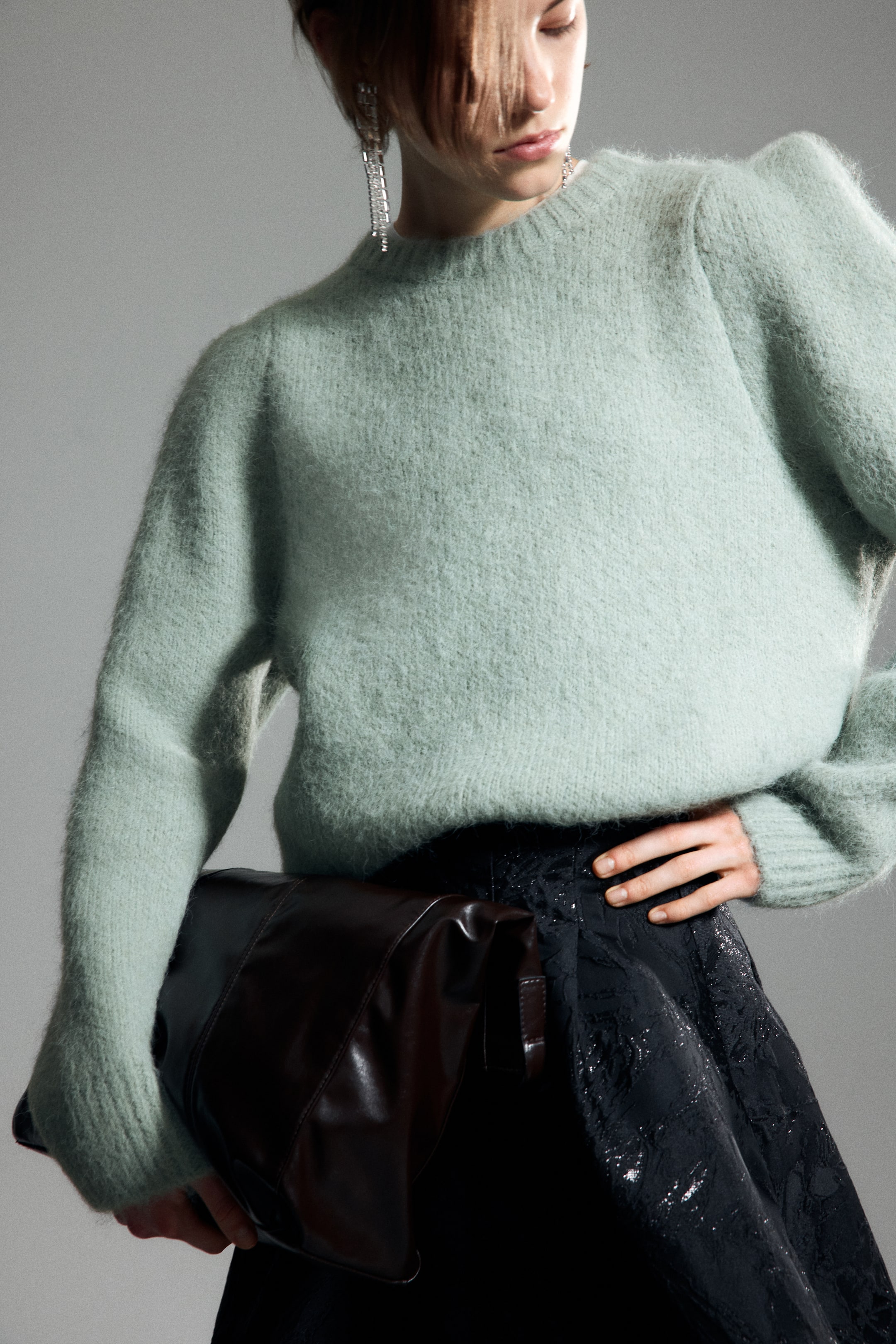 Jacquard-Knit Sweater - Beige/patterned