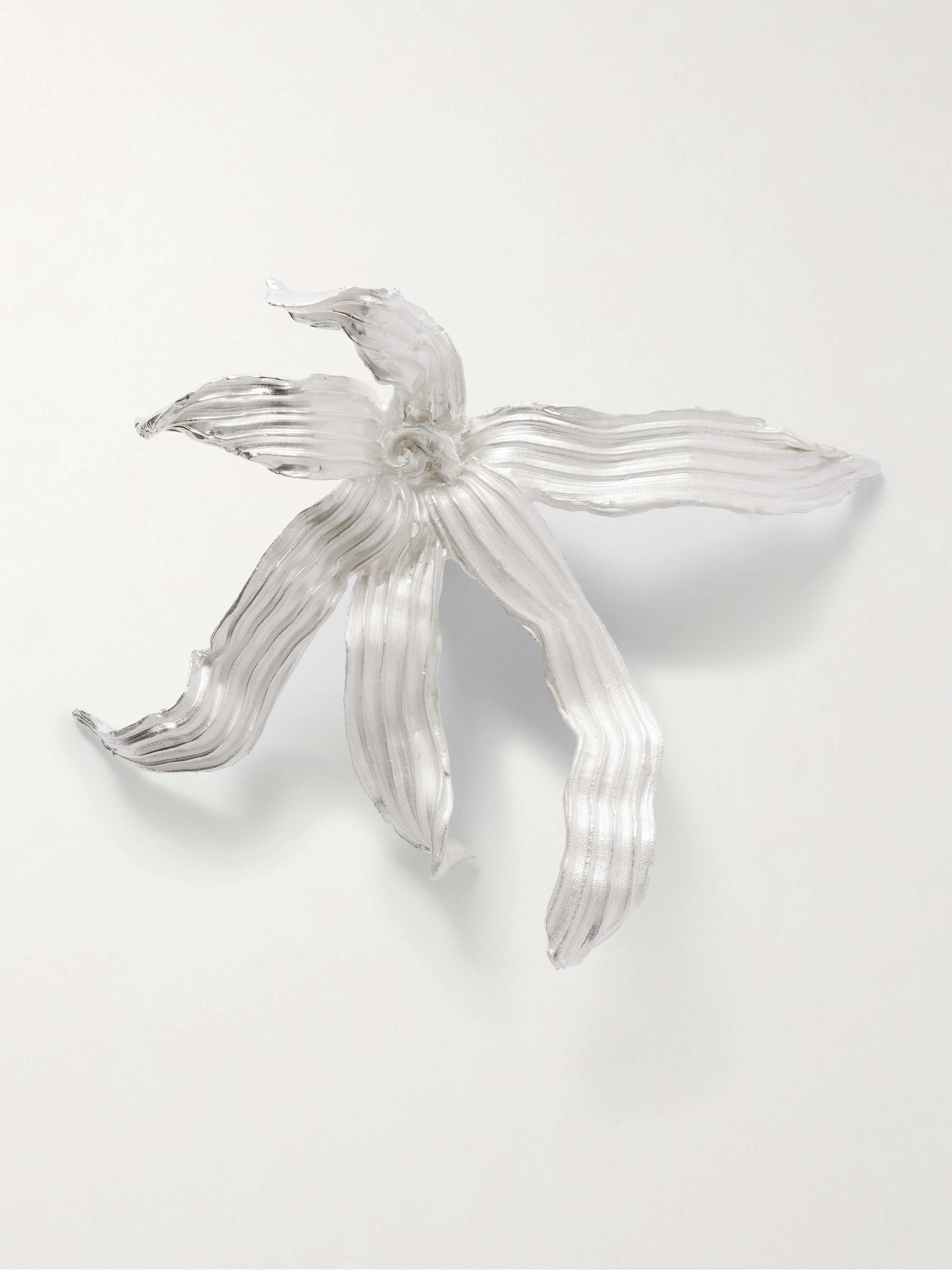 Silver-Plated Brooch