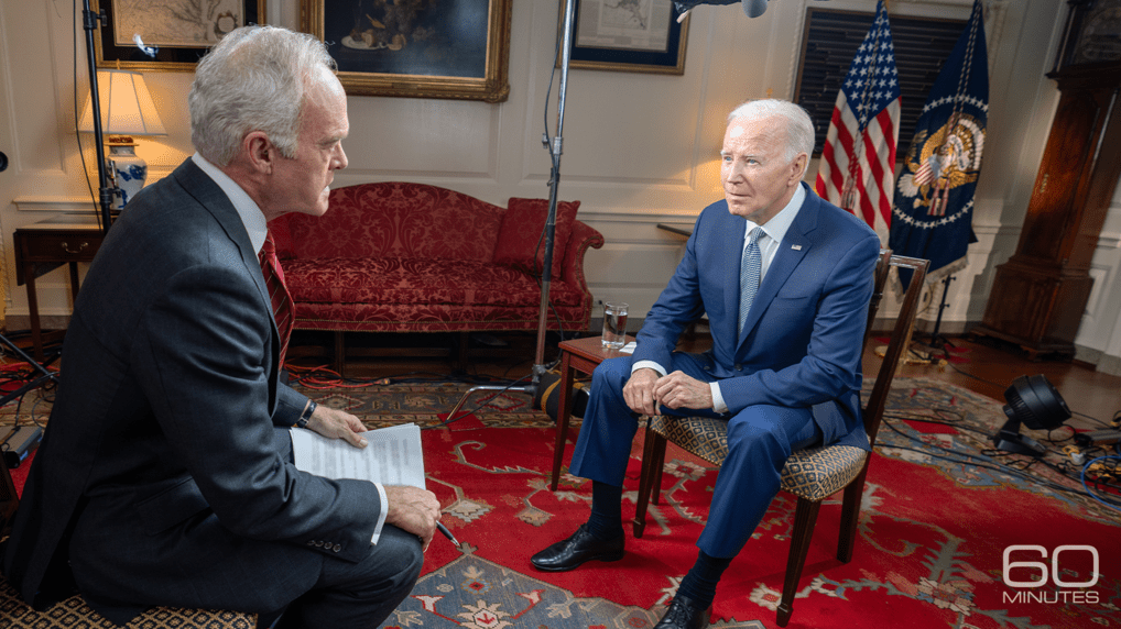 Scott Pelley, President Biden on 60 Minutes