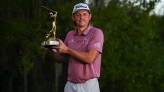 Cameron Smith with The Players Championship trophy