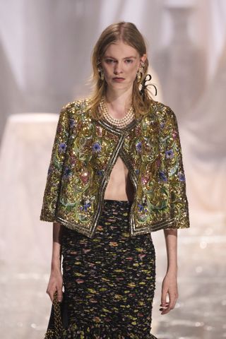 Valentino Frühling Sommer 2025 Blumenjacke