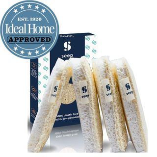 SEEP Sustainable Kitchen Dishwashing Sponges Pack with Ideal Home Approved stamp