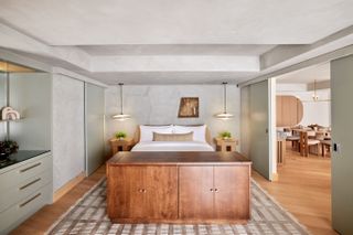 The Jay rooms are minimal looking but boast wooden and colourful accents