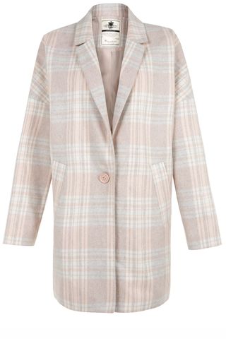 New Look Premium Checked Coat, £54.99