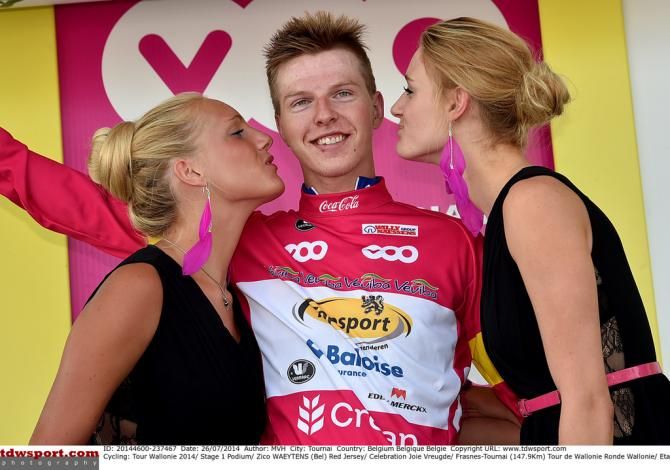 Zico Waeytens (Topsport Vlaanderen - Baloise) in the points jersey