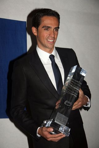 Alberto Contador, UCI award, Dec 2009