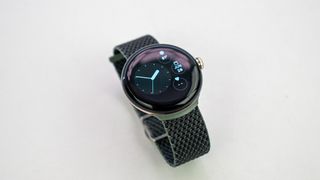 The Ivy colorway Google Pixel Watch Woven Band