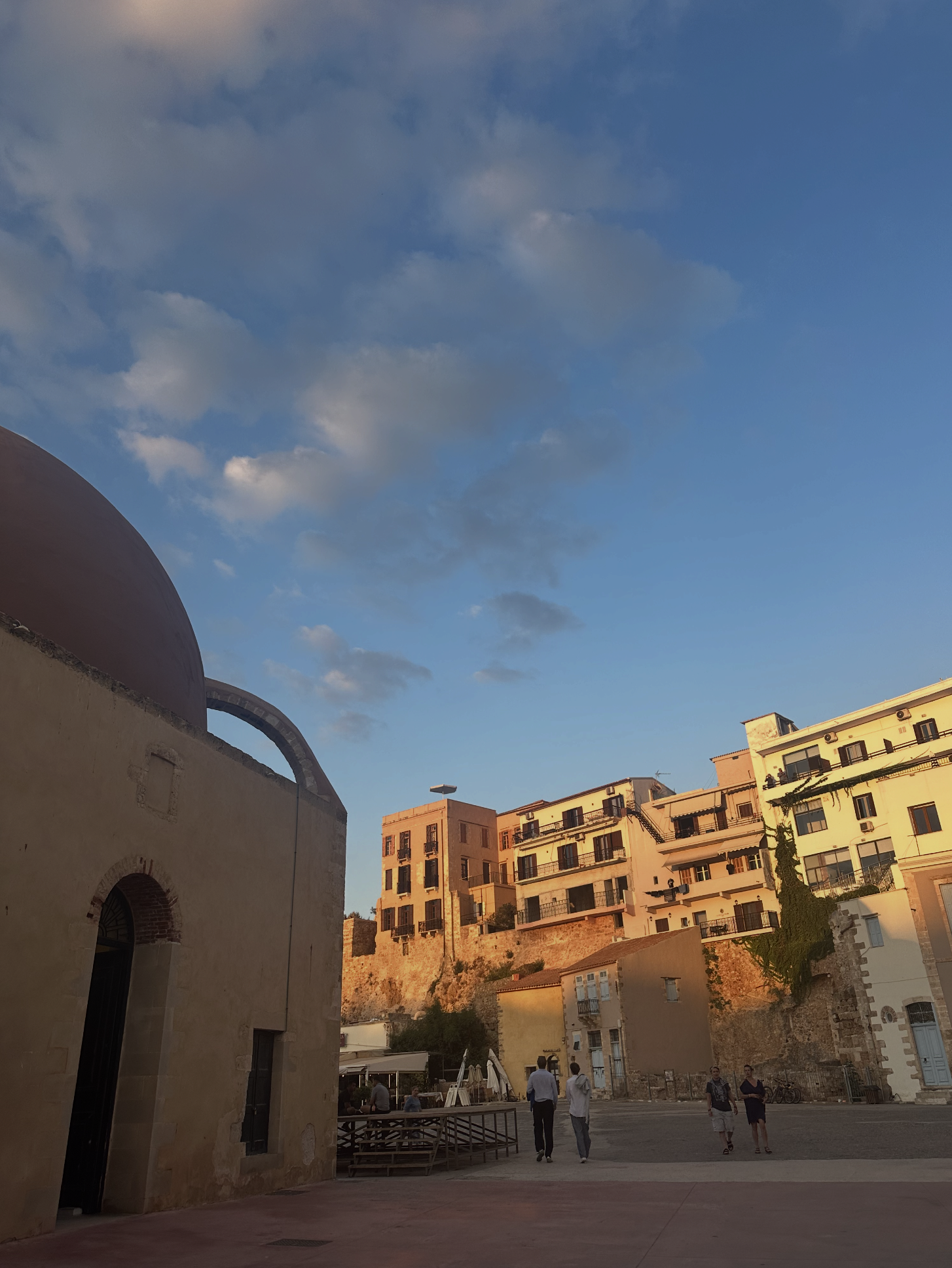 Chania's Old Town at sunset