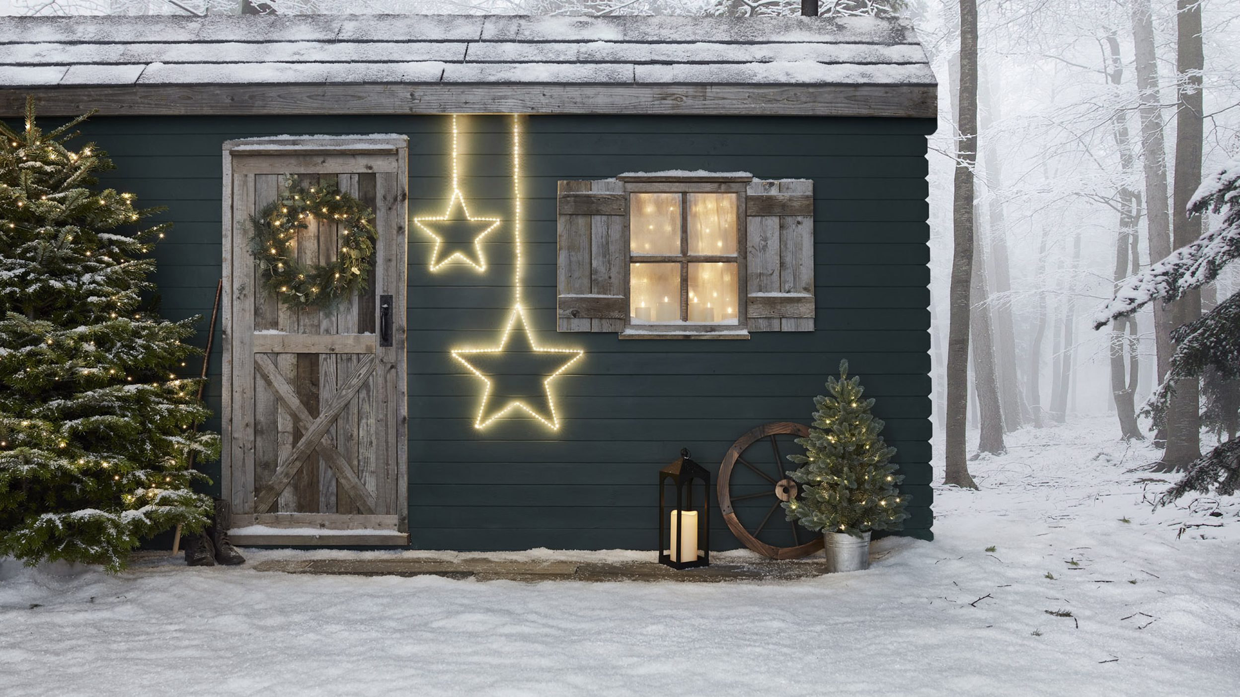 Outdoor Christmas Lights Ideas 18 Enchanting Ways To Light Up Your Home This Winter Gardeningetc