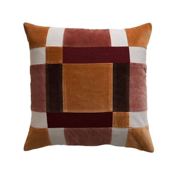 Velvet Patchwork Cushion