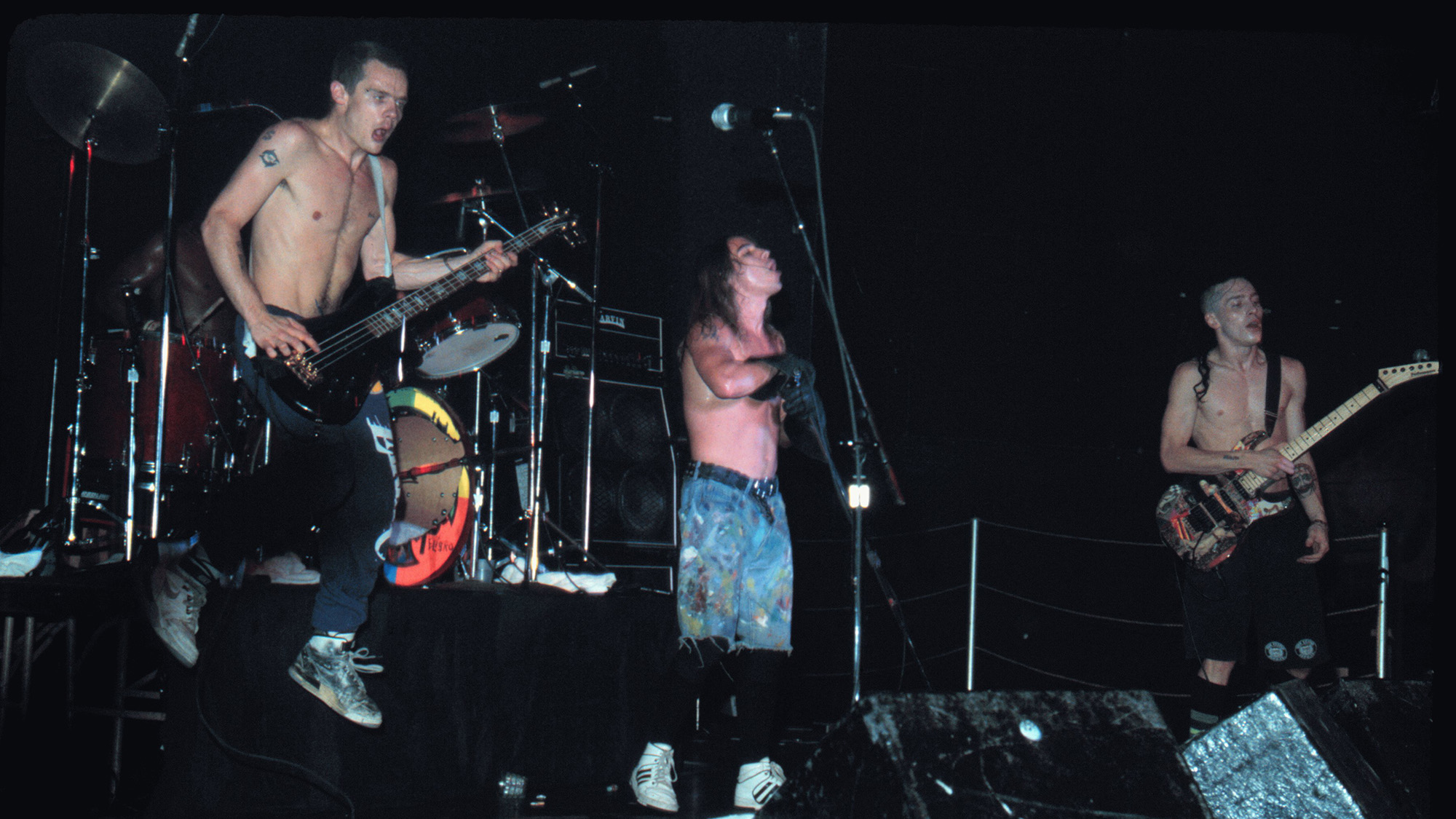 The Red Hot Chili Peppers perform at First Avenue Nightclub in Minneapolis, Minnesota in 1988.