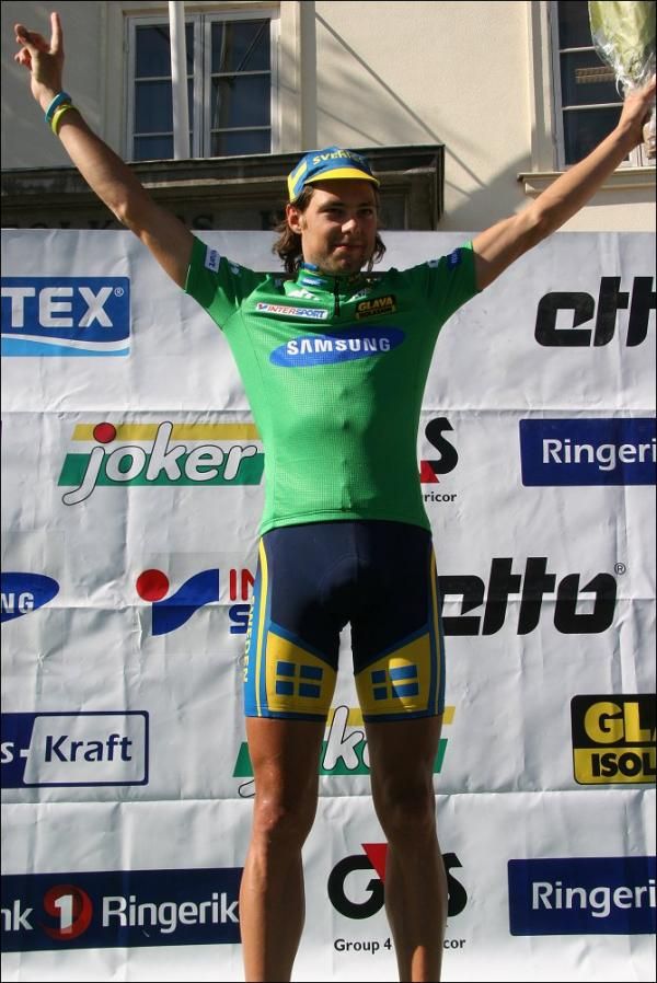 Sprint leader Niklas Gustavsson (Sweden)