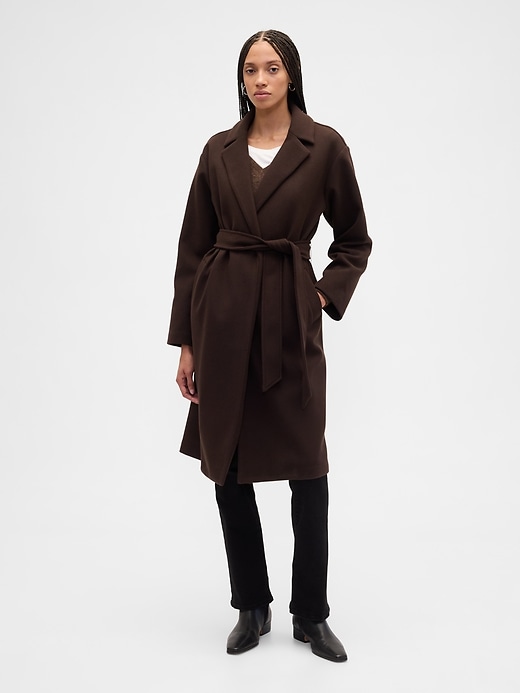 Relaxed Wrap Coat
