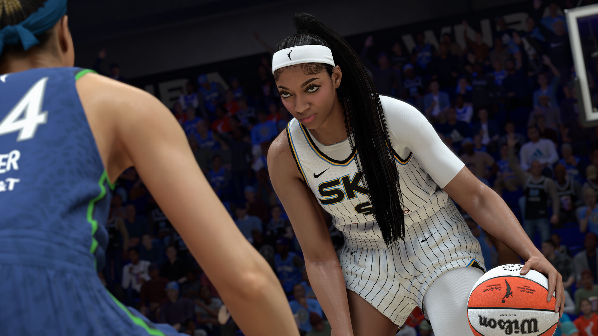 A screenshot of the upcoming Switch 2 game, NBA 2K26