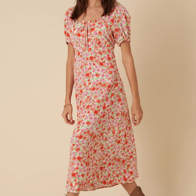 Nobody's Child Pink Floral Dress