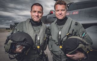 Actor Ewan McGregor and his brother Colin present a celebration of the Royal Air Force