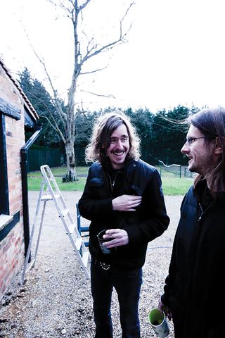 The grand conjurors. Mikael Åkerfeldt (left) and Steven Wilson.