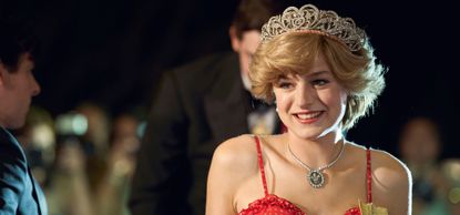 Emma Corrin as Princess Diana in The Crown