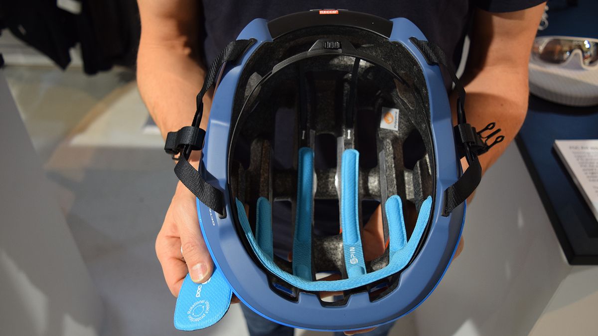 POC explain their new SPIN technology, an update on MIPS helmets to help reduce the impact of rotational torsion from helmets in a crash