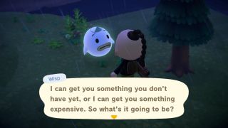 Animal Crossing Wisp Reward