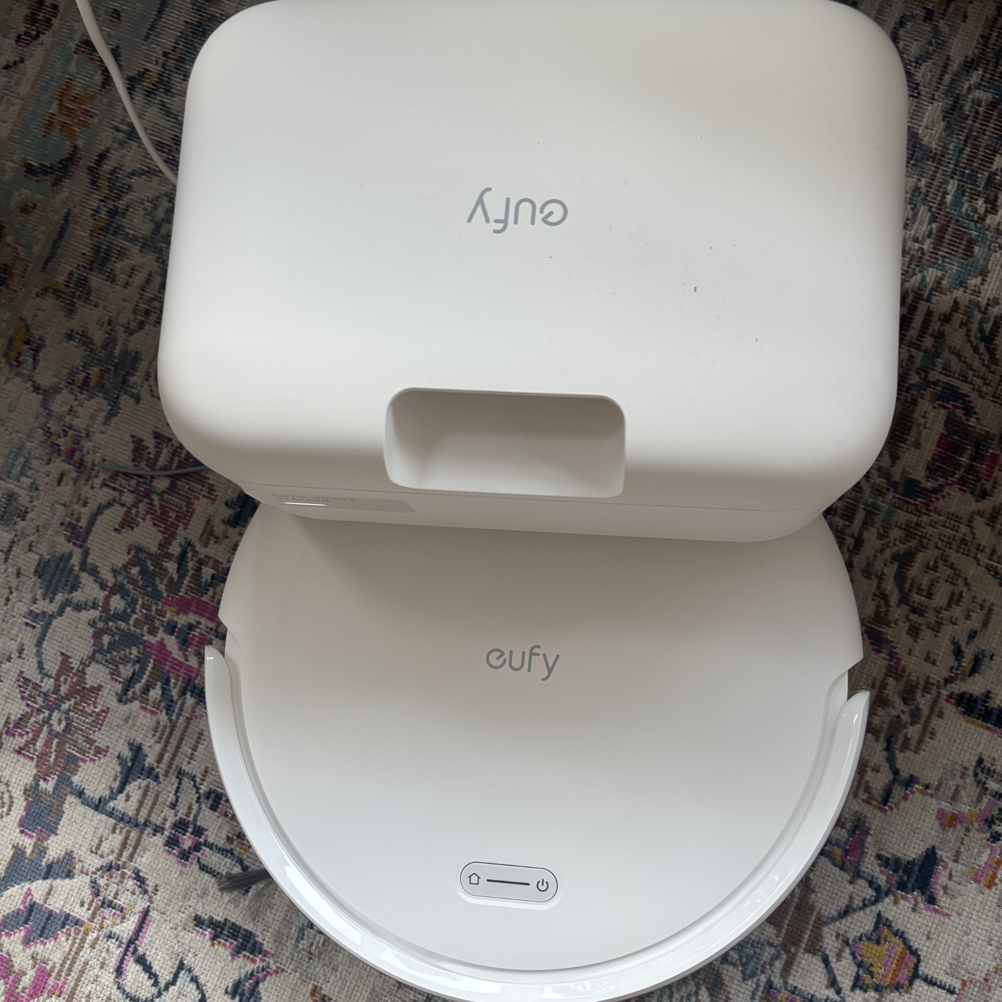 Eufy C10 charging in docking station