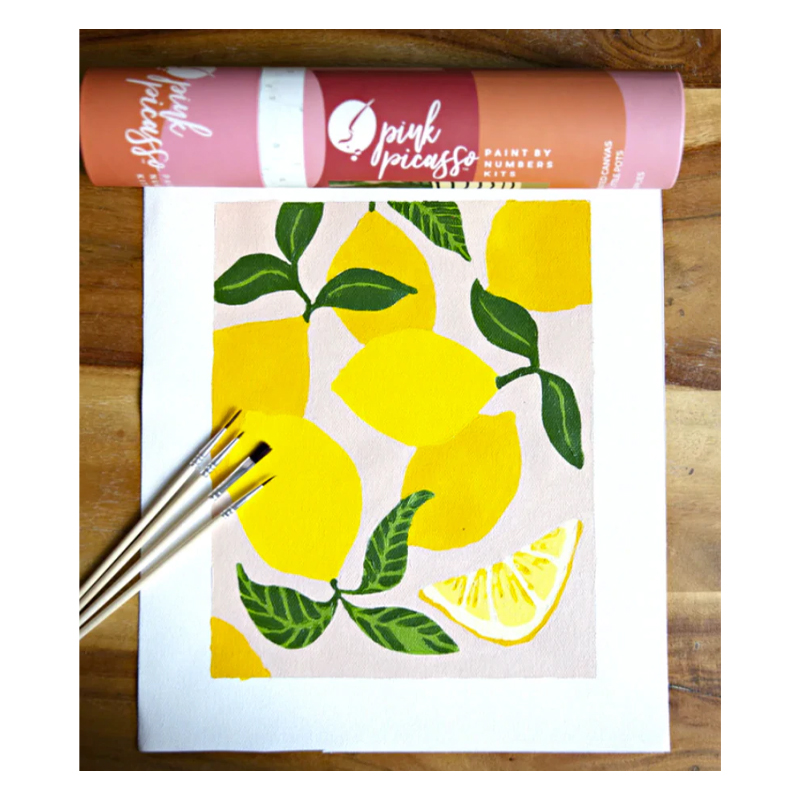 This Be Zesty paint by numbers kit is a great 40th birthday birthday gift idea for her