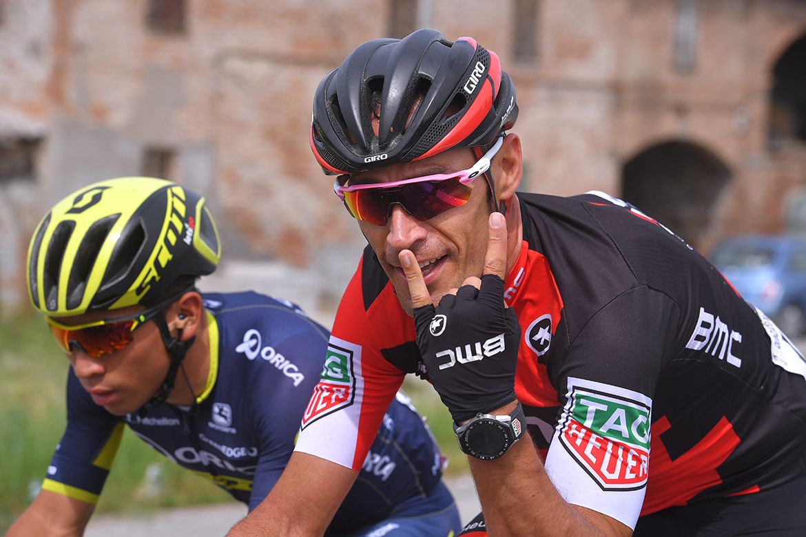 Manuel Quinziato on stage 13 of the Giro d'Italia