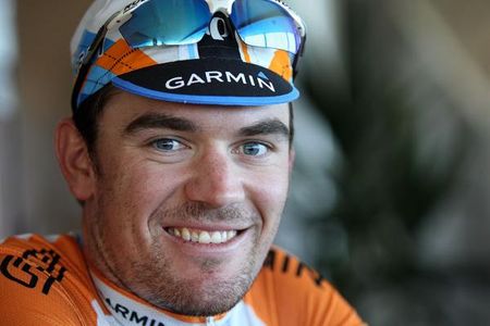 Chris Sutton (Garmin-Slipstream) was relaxed at the launch, held at Cronulla's Summer Sault Restaurant.