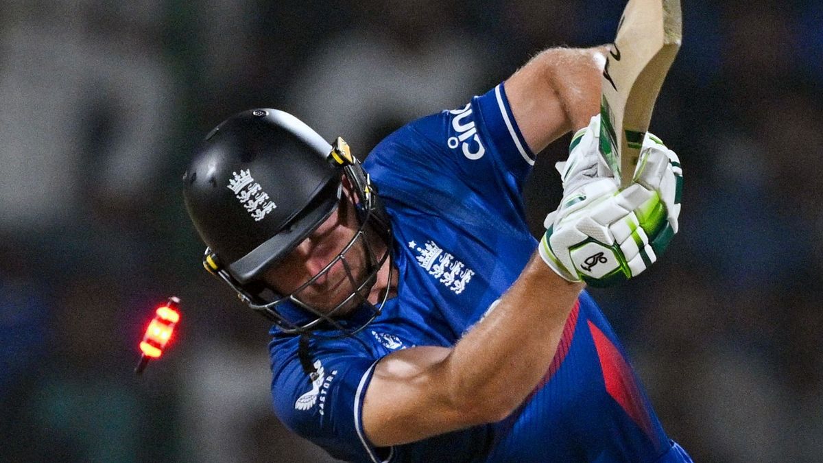 England&#039;s captain Jos Buttler is clean bowled in the Cricket World Cup, ahead of the ENG vs SA clash.