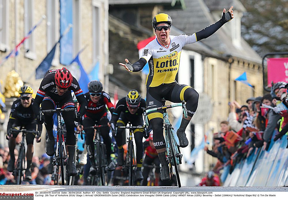 Dylan Groenewegen (LottoNL-Jumbo) fastest at Tour de Yorkshire