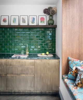 Colored kitchen countertops trend