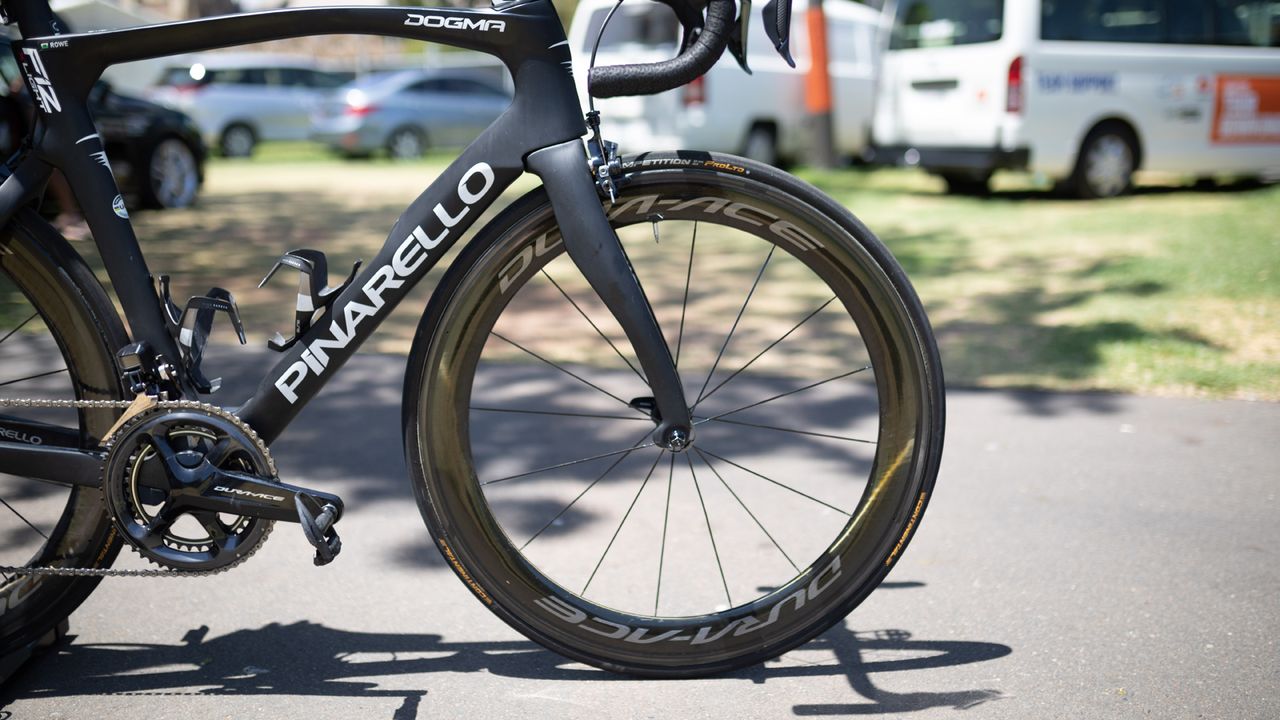 Luke Rowe's Pinarello Dogma F12 XLight