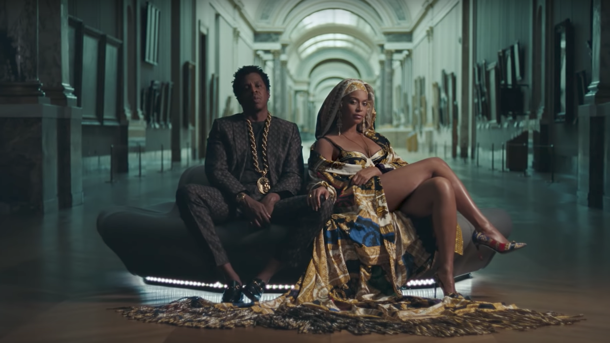 Modern Day Bonnie and - Image 2 from Top Style Moments from Beyoncé and Jay  Z's New Video