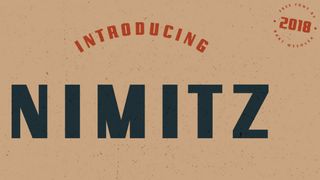 Best free fonts: Sample of Nimitz