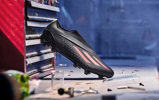 Black Adidas X SPEEDPORTAL boots