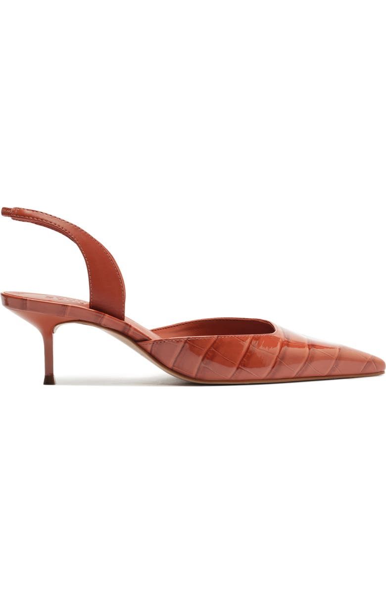 Paola Mid Slingback Pointed Toe Pump